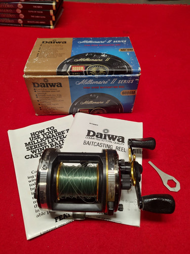 Daiwa Millionaire II baitcasting 6000M 5:2:1 ratio reel