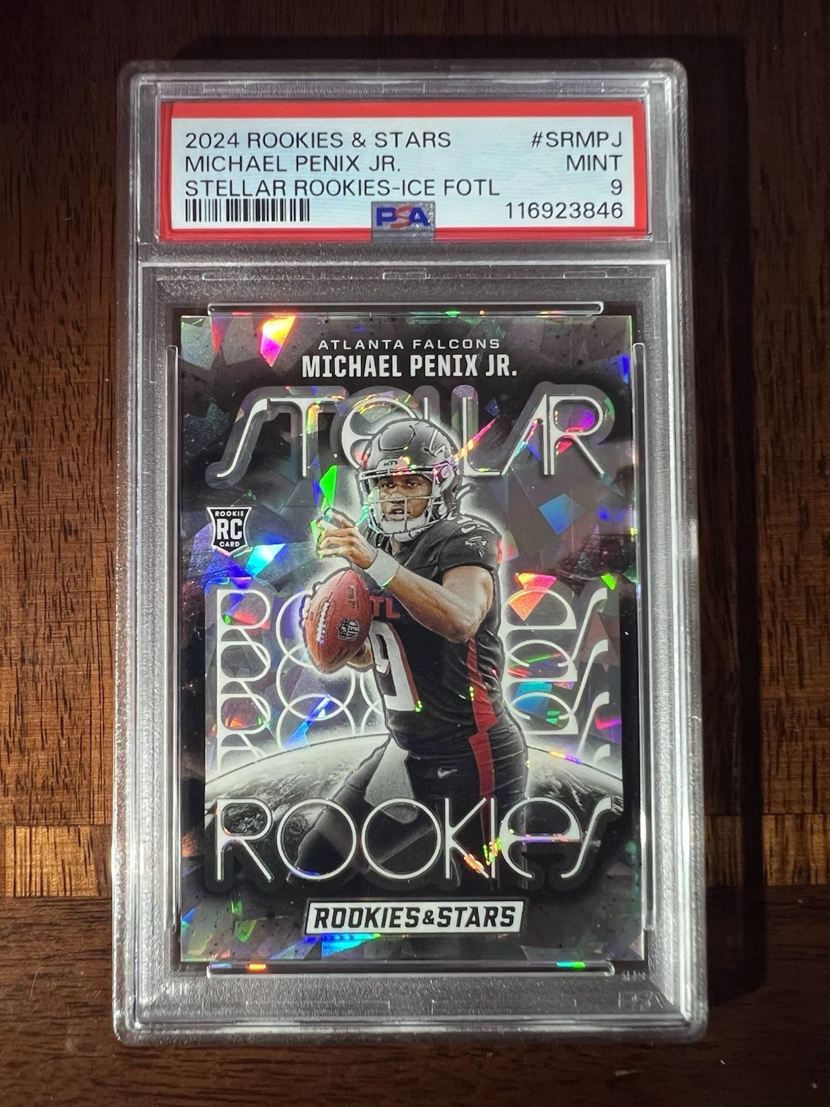 Michael Penix Panini Rookies & Stars Stellar Rookies #SRMPJ Ice Fotl