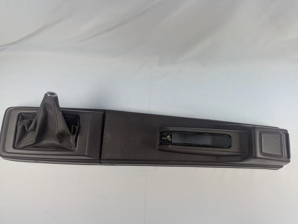 Palanca de cambios manual con consola central Honda Accord 1982-1985 OEM con bota de cambio marrón Foto 2 de 4