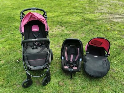 Kinderwagen, Buggy, Babyschale Isofix von Recaro Babyzen- Komplettset