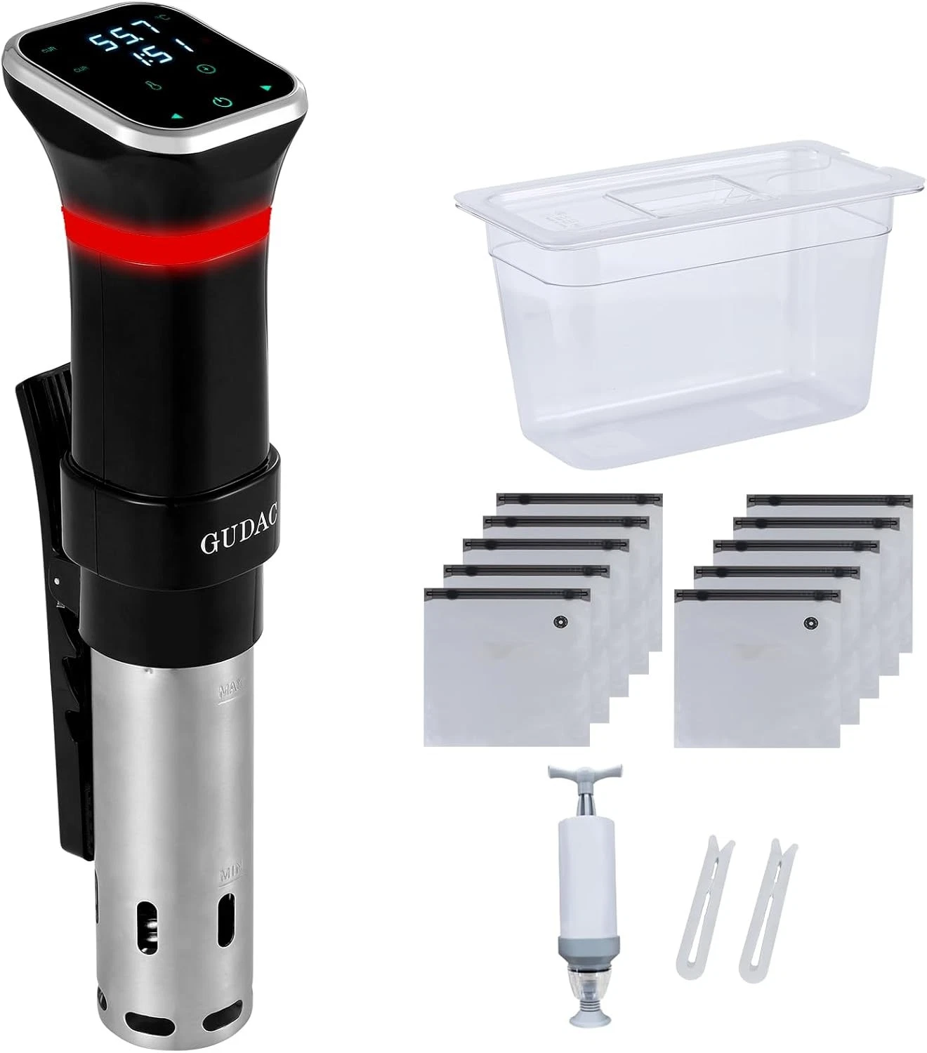 Sous Vide Precision Cooker 1100 Watts with 6L Container
Opens in a new window or tab