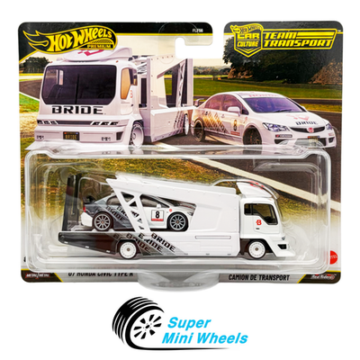 #ad Hot Wheels Team Transport ‘07 Honda Civic Type R amp; Kousoku Hauler Transport #93 $19.99