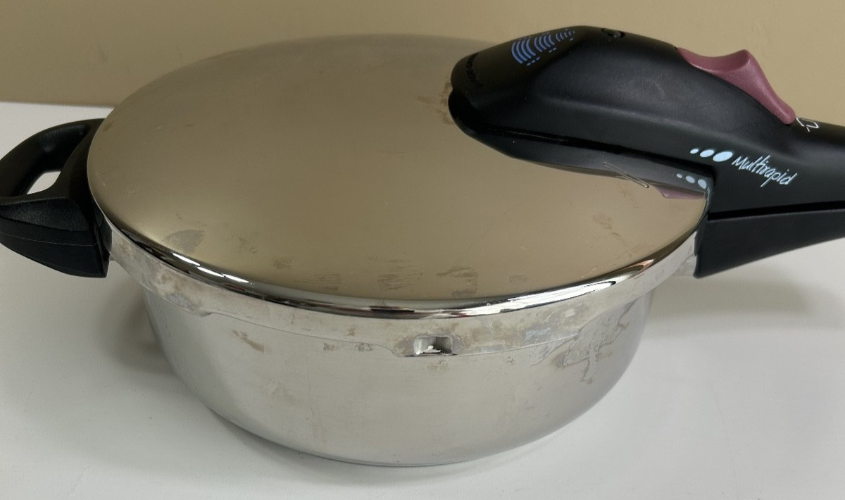 Vintage Fagor Multirapid 3 Liter Stainless Steel Pressure Cooker * Rare Size B53