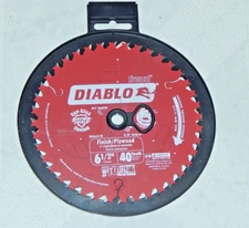 New Diablo D0641R 6-1/2" x 40-Teeth Finish/Plywood Saw Blade