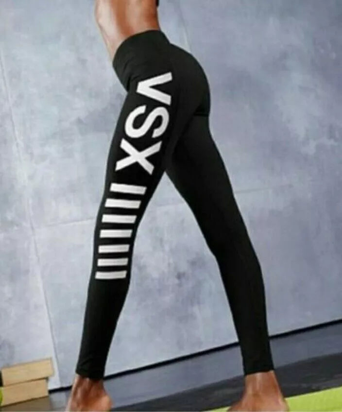 VICTORIA'S SECRET VSX Sport Knockout High Rise Pocket Legging Tight Black XS