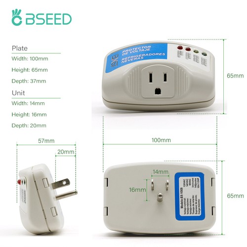 4Pcs US Voltage Power Surge Protector 120V Refrigerator Brownout Appliance - Picture 2 of 7