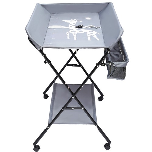 Baby Mobiler Wickeltisch Badetisch Klappbar Kombi Wickeltisch Höhenverstellbar - Bild 11 von 12