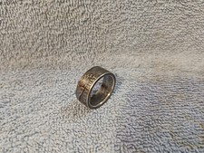 Handcrafted 1952 Franklin 90 silver half dollar coin ring  size 10
