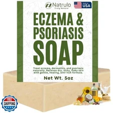 Eczema Soap Bar for Face and Body – All Natural Dermatitis, Psoriasis Treatme