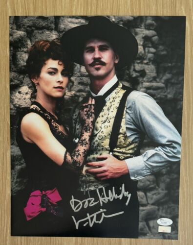 VAL KILMER SIGNED TOMBSTONE DOC HOLLIDAY 11X14 PHOTO JSA - Picture 1 of 2