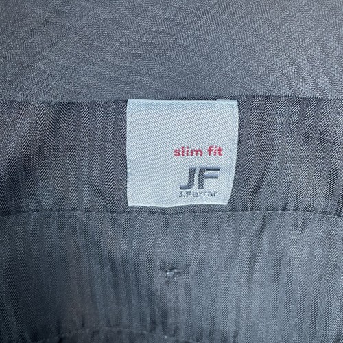 J. Farrar Slim Fit Dress Pants Mens 34x32 Black Flat Front Straight Stretch - Picture 3 of 10