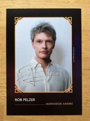 Rob Pelzer AK Phantom der Oper Musical Autogrammkarte original signiert