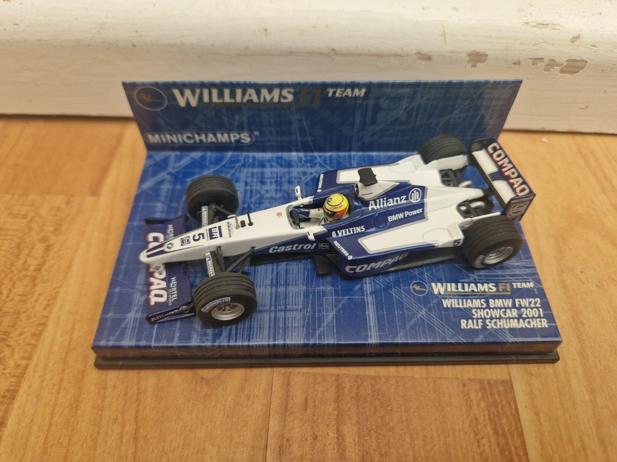 MINICHAMPS 1/43 WILLIAMS BMW FW22 RALF SCHUMACHER SHOWCAR 2001