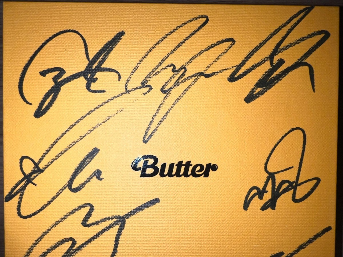 BTS [BUTTER] Autographed Signed Promo Album RARE MINT