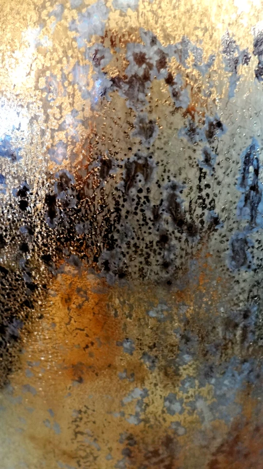 "Florero grande de cerámica de gres de cobre con ramo de invierno Kohl's de 16"" de alto" Foto 4 de 4