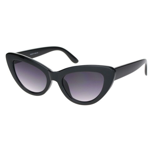 Gafas de sol para mujer Mod góticas gruesas de plástico ojo de gato de moda - Imagen 6 de 21