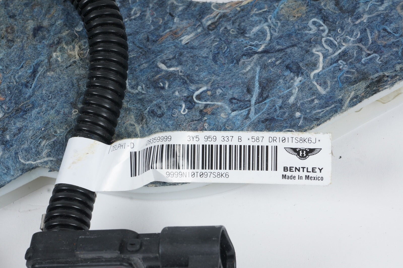 11-20 BENTLEY MULSANNE FRONT PASSENGER SEAT OCCUPANT DETECTION SENSOR MAT