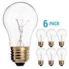 Pack 25A15 Refrigerator Oven Appliance Clear Bulbs 25W A15 Medium E26 Base 120V