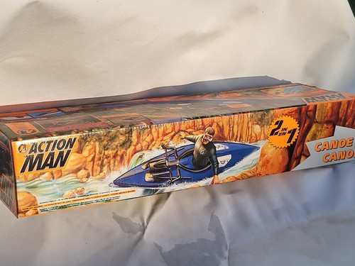NoTinToy 1999 HASBRO-USA action figures ACTION MAN CANOE/CANOA mint in box. - Foto 22 di 22