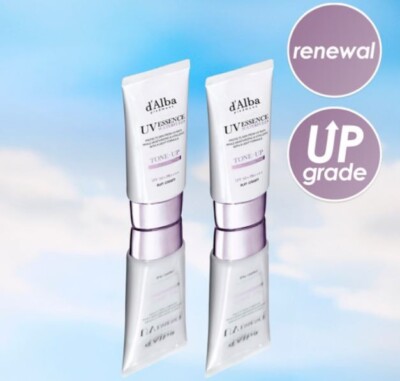D'ALBA Waterfull UV Essence Tone-Up Sun Cream Purple 50ml+50ml SPF50+ PA++++