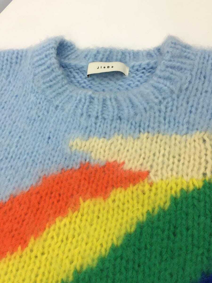 JieDa 22AW MOHAIR RAINBOW KNIT Thick Sweater 2 BLU Jie-22W JieDa 22AW MOHAIR RAINBOW KNIT Thick Sweater 2 BLU Jie-22W