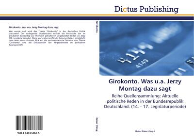 Girokonto. Was u.a. Jerzy Montag dazu sagt | Buch | 9783845468655