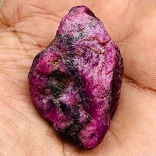 178.60 Cts Unheated Natural Ruby Rough 43x29mm Stunning Red Raw Gemstone