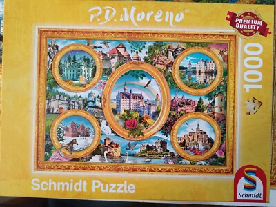 Schmidt Puzzle - P.D. Moreno '' Schlösser '' 1000 Puzzle *TOP*