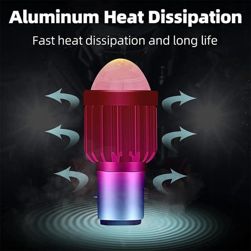 1pc X LED Motorcycle Headlight Spot Light Bulb Hi/Lo Motorbike Headlamp BA20D H6 - Picture 9 of 12