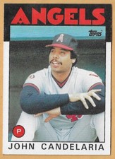 JOHN CANDELARIA ANGELS #140 - TOPPS NM-MT 1986