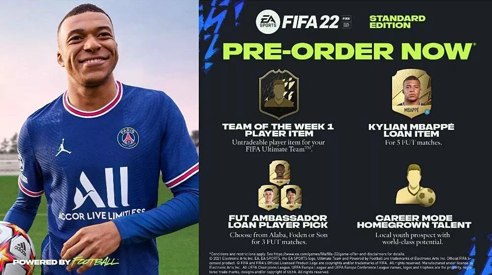 FIFA 22 - Pre-order Bonus DLC Key for Xbox One / Series S