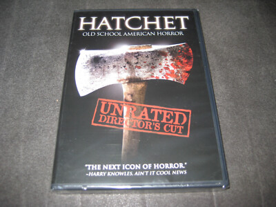 HATCHET (DVD 2006) BRAND NEW - UNRATED - WIDESCREEN - HORROR - COMEDY - THRILLER