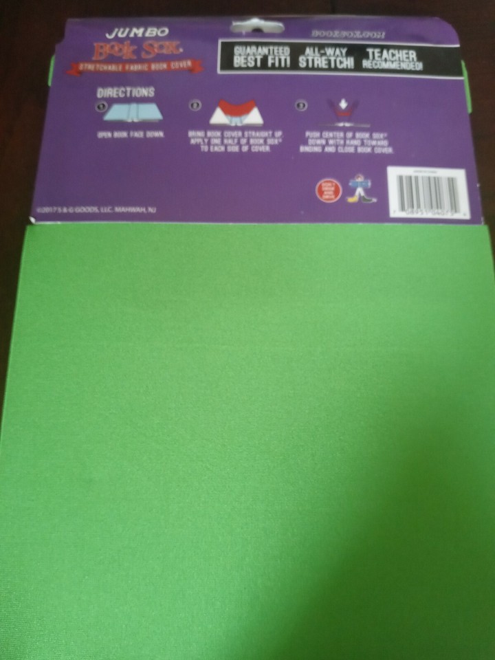Jumbo Book Sox Stretchable Fabric Book Cover eBay