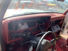 1986-1989 Dodge Truck Ramcharger Red Dash Board Panel
