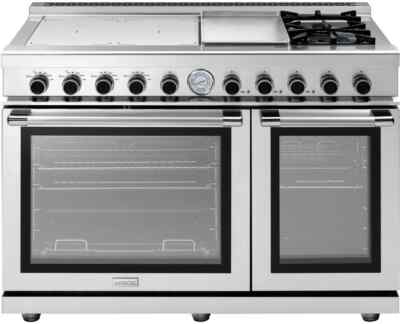 Superiore RN483GPSS 48''  Freestanding Dual Fuel Range with 4 Induction Zones