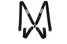 4 Point Race Harness Track Day, Rally School, Wrap Around , Off Road - Black