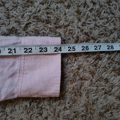 Tommy Bahama Pink 100% Linen Men Sz S Long Sleeve Button Up Shirt - Picture 9 of 10