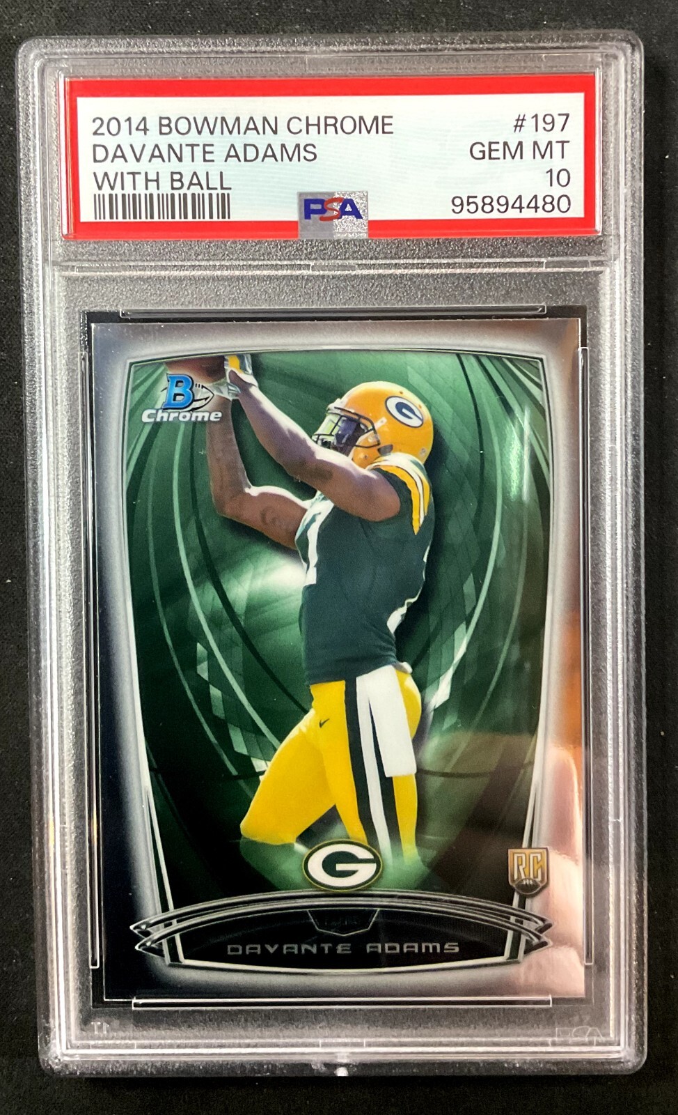 2014 Bowman Chrome Davante Adams 197 Rookie PSA 10 Gem RC Green Bay Packers NFL