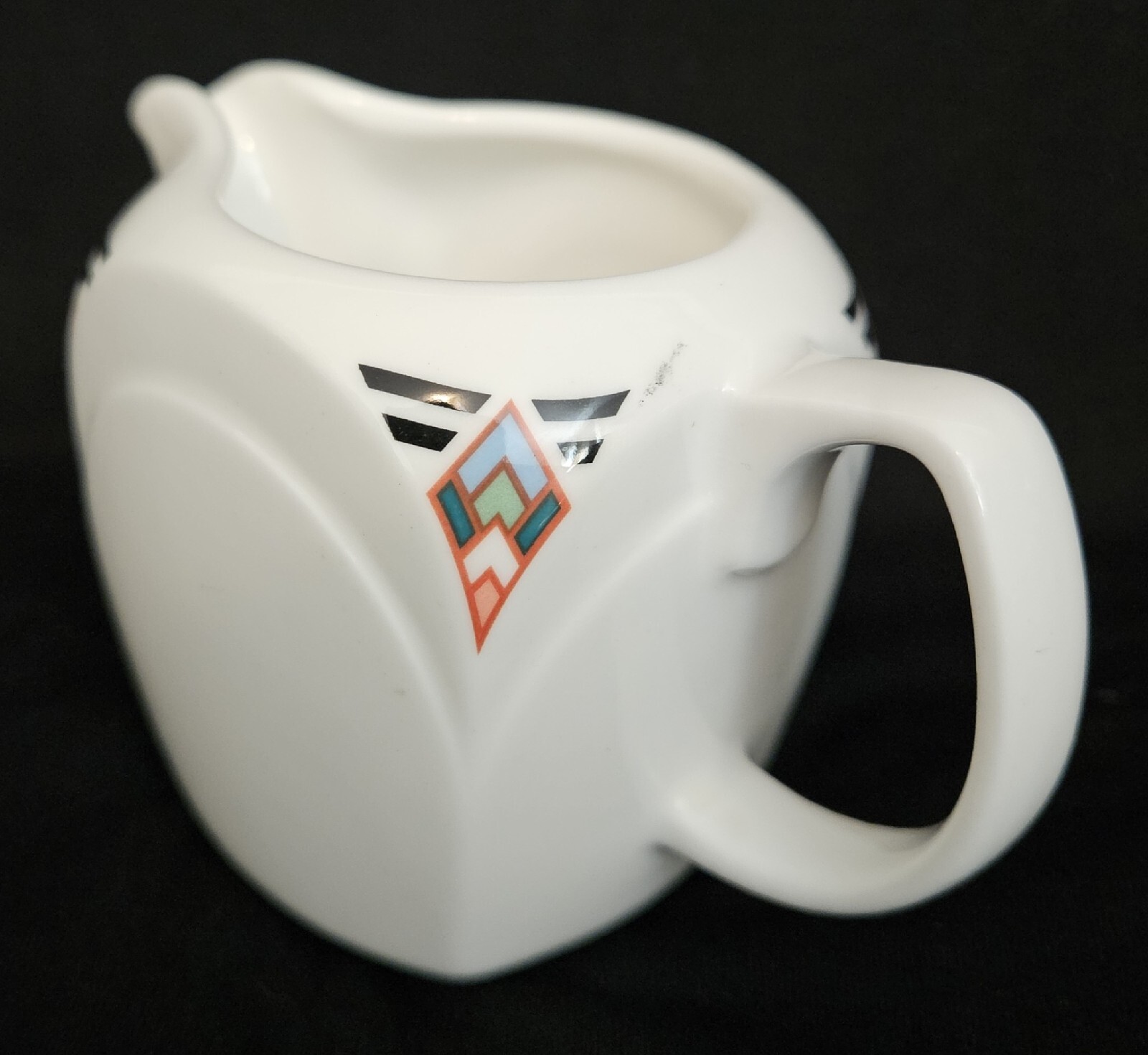 Art Deco Creamer Set of 2 Albalite Steelite International Made in England