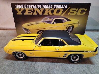 ACME 1:18 - 1969 CHEVROLET YENKO/SC CAMARO-DAYTONA YELLOW-A1805729- FREE SHIP