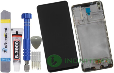 Für Samsung Galaxy A21S 2020 A217 A217F Touch Screen Bildschirm + Rahmen