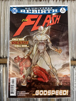 The Flash #6 Godspeed DC Comics Rebirth 2016 Sent In A Cardboard Mailer