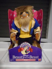 1993 Disney's Beauty and the Beast Plush 13" Doll Disney Figure New in Box NIB