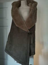 Women's Jacket Gillet Next Winter Fleece Sleeveless Jacket Size 10