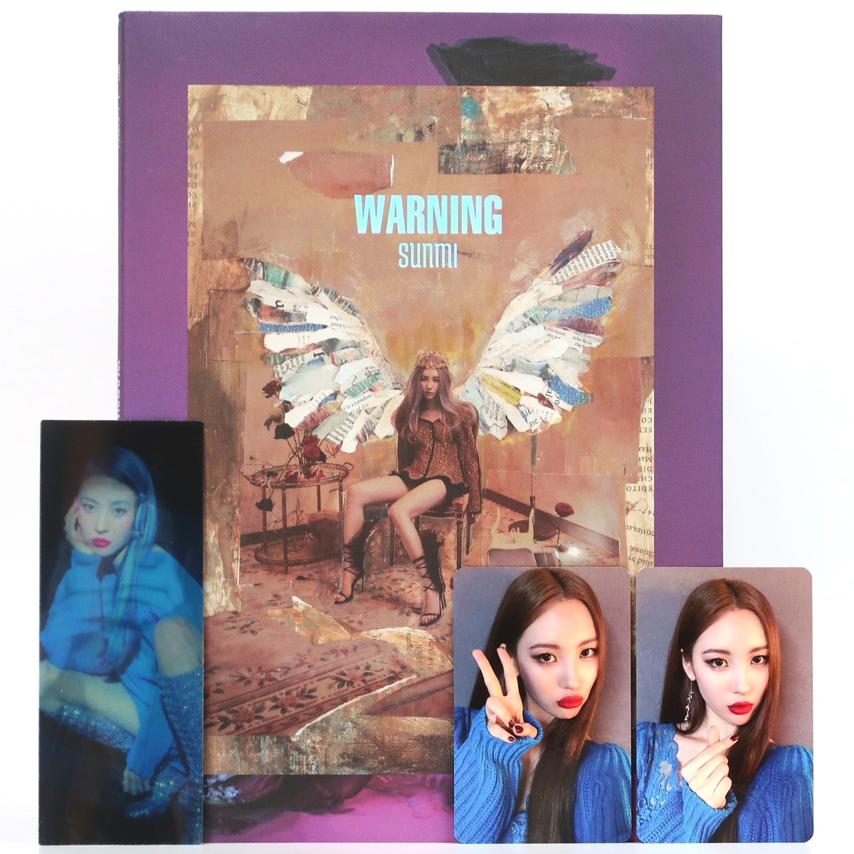 WonderGirls　SUNMI　CD　DVD　フォトカード　16枚まとめ売り Sunmi - Warning Album CD + 2 Photocards K-Pop 2018 Wonder