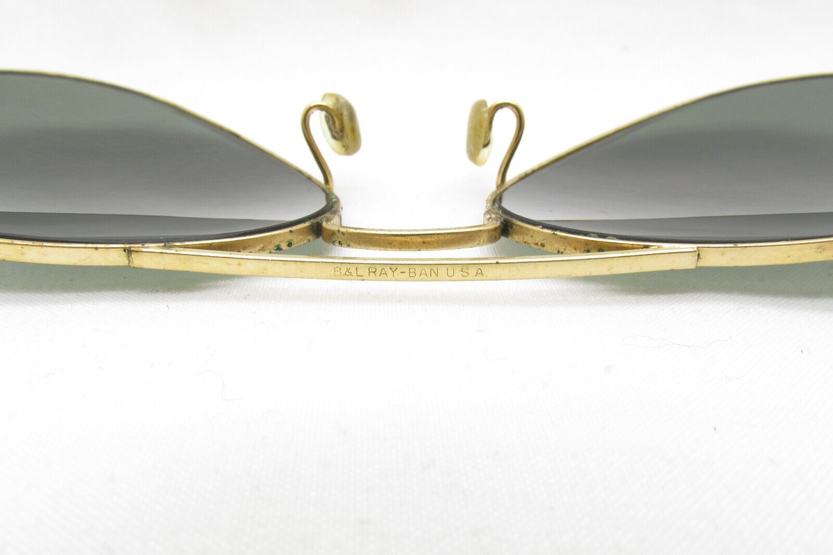 RAY-BAN AVIATOR METAL SUNGLASSES USA 58-125 113091 | eBay