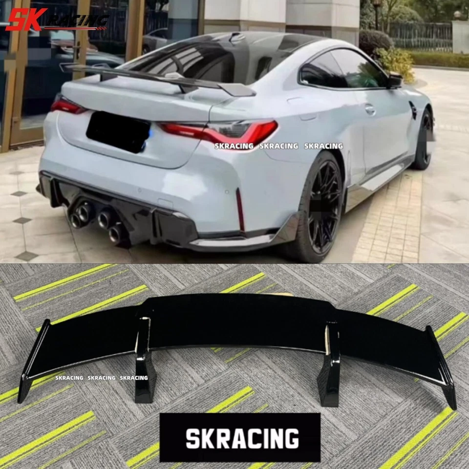 Compatível com BMW 8Series G16 F93 M8 M850i 840i 18-23 asa de spoiler traseiro de carbono porta-malas traseiro - Imagem 4 de 4
