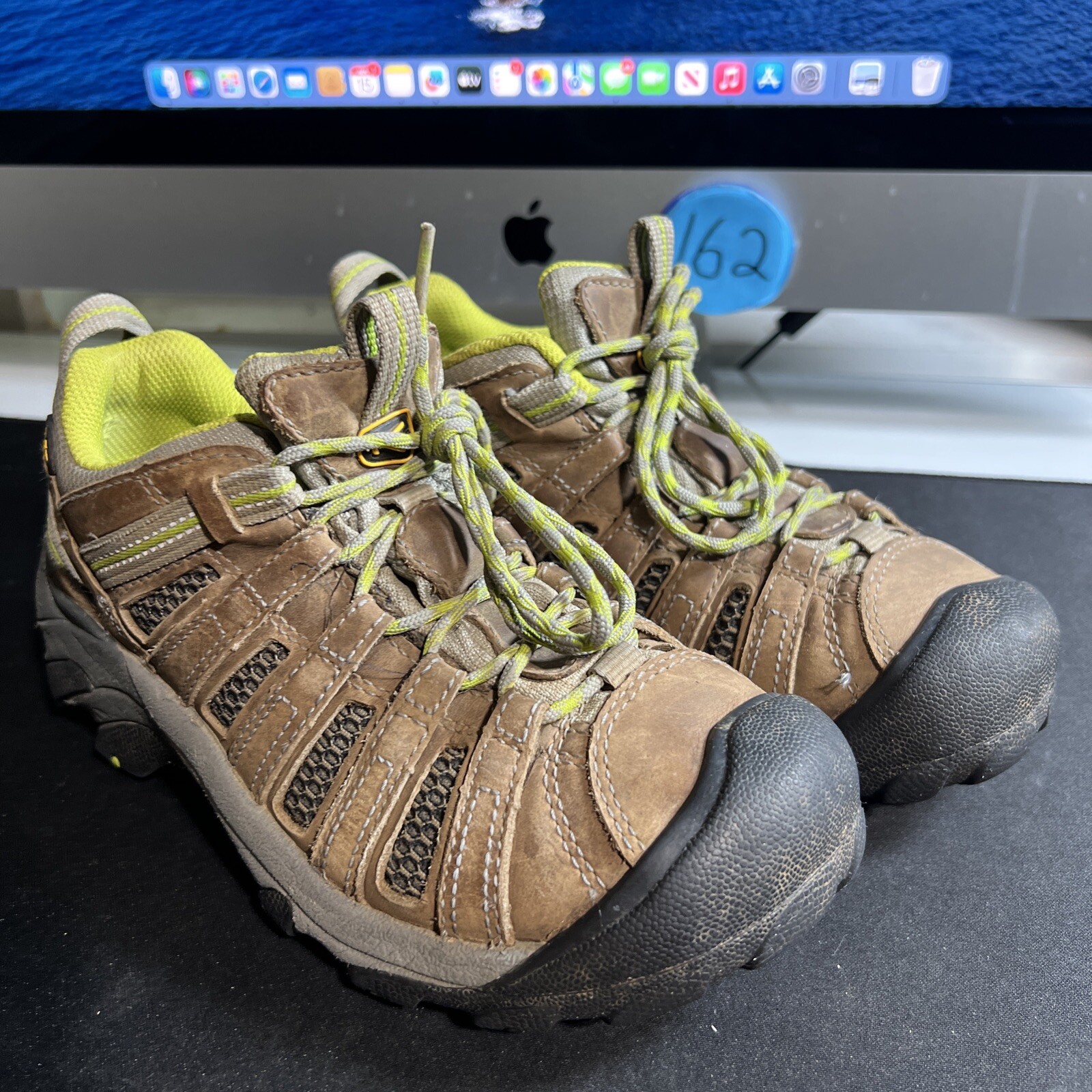 Scarpe KEEN donna 7 Voyageur trail escursionismo sneakers basse pelle marrone 1010141