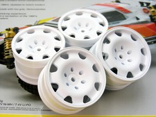 Kyosho OPTIMA MID OTH246W Complete White 4WD Buggy Wheel Set Vintage TURBO SE OP