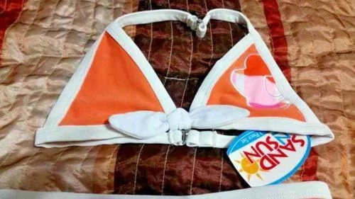 Girls Sun-N-039-Sand Multi-Color-3-piece-bikini-sets-all-sizes-2018-collection - Image 2 of 4